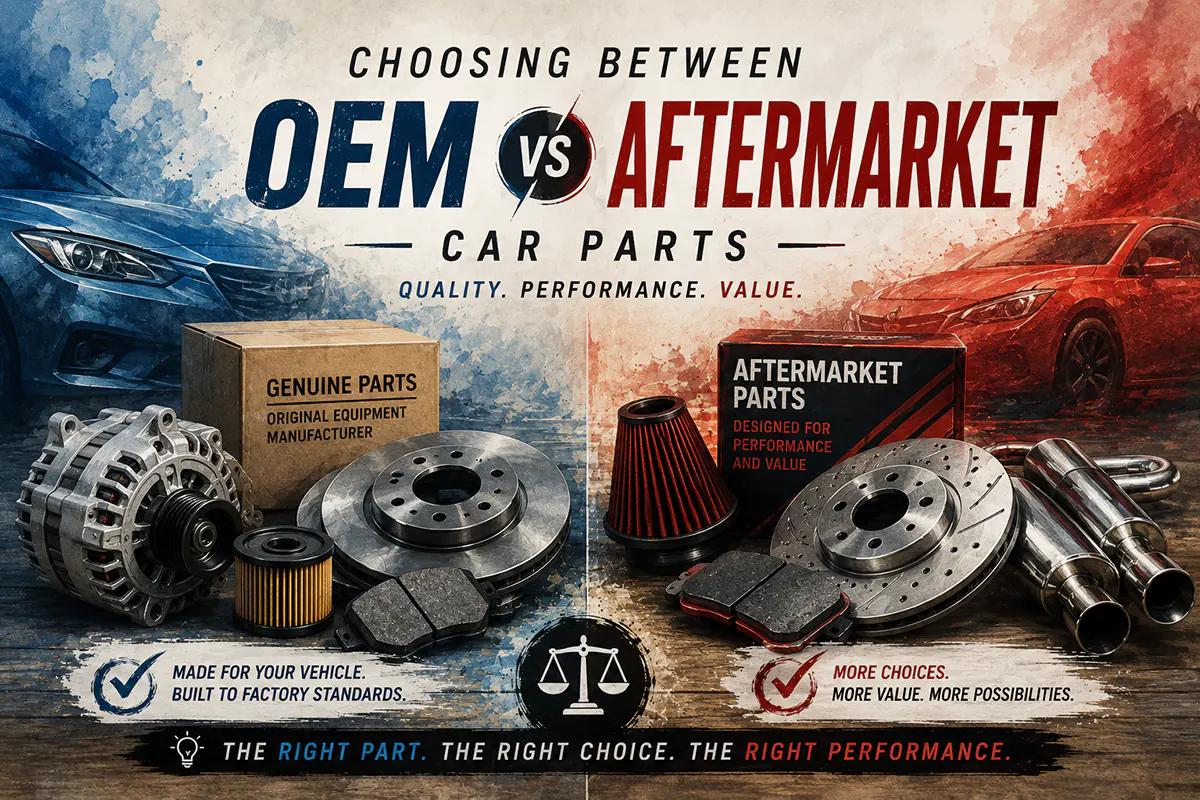 Choosing Between OEM and Aftermarket Car Parts