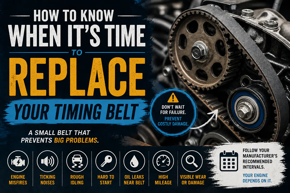 How to Know When It’s Time to Replace Your Timing Belt