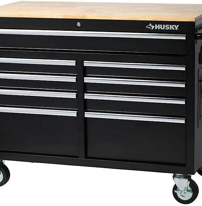A New ToolBox ~ Husky 46″ Mobile Workbench