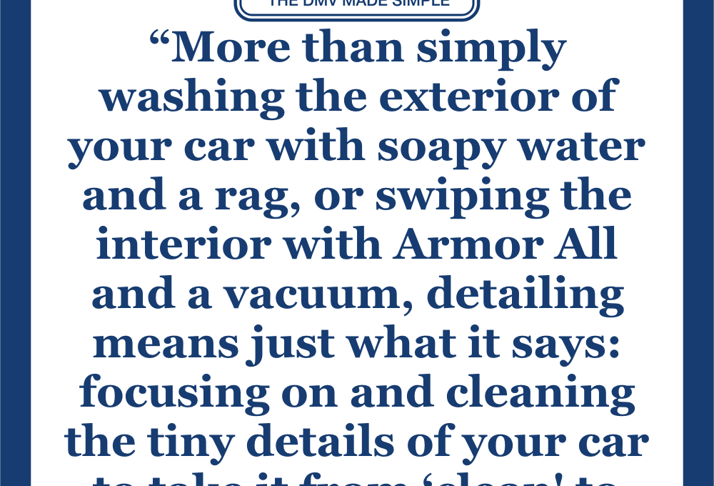 Auto Detailing vs Car Washing: What’s The Difference And Why It Matters