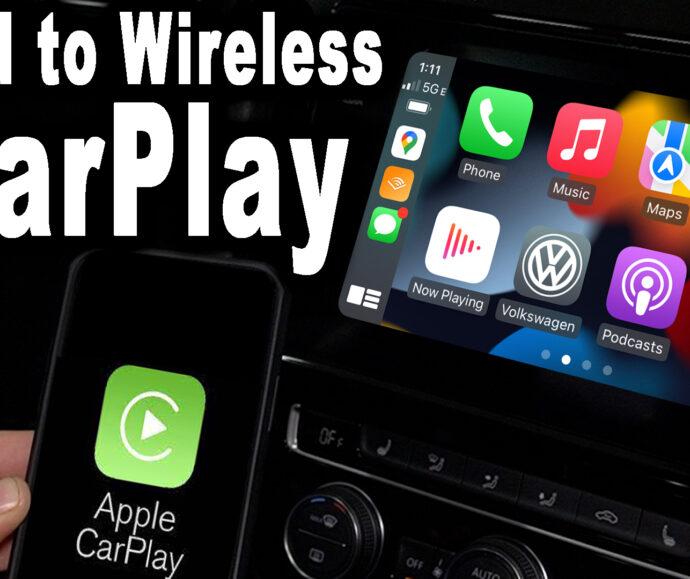 How To Convert WIRED to WIRELESS CarPlay MK7 Golf