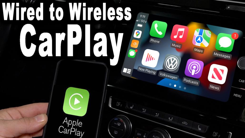 How To Convert WIRED to WIRELESS CarPlay MK7 Golf