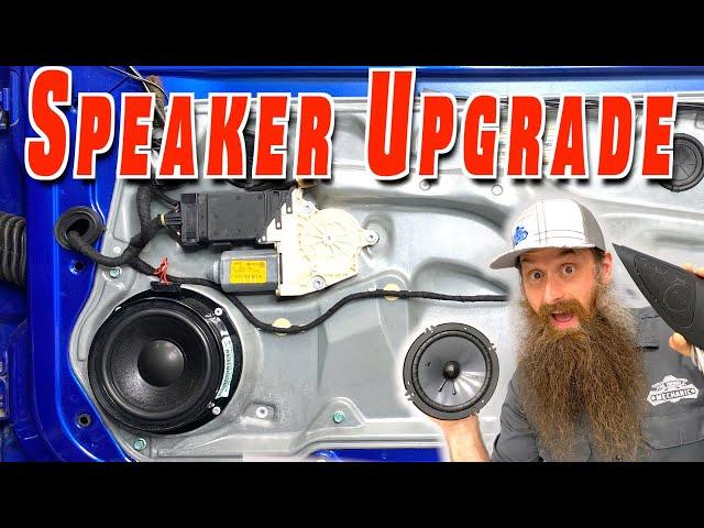 How To Replace and Upgrade Car Speakers (Remove Rivets, Custom Mounts)