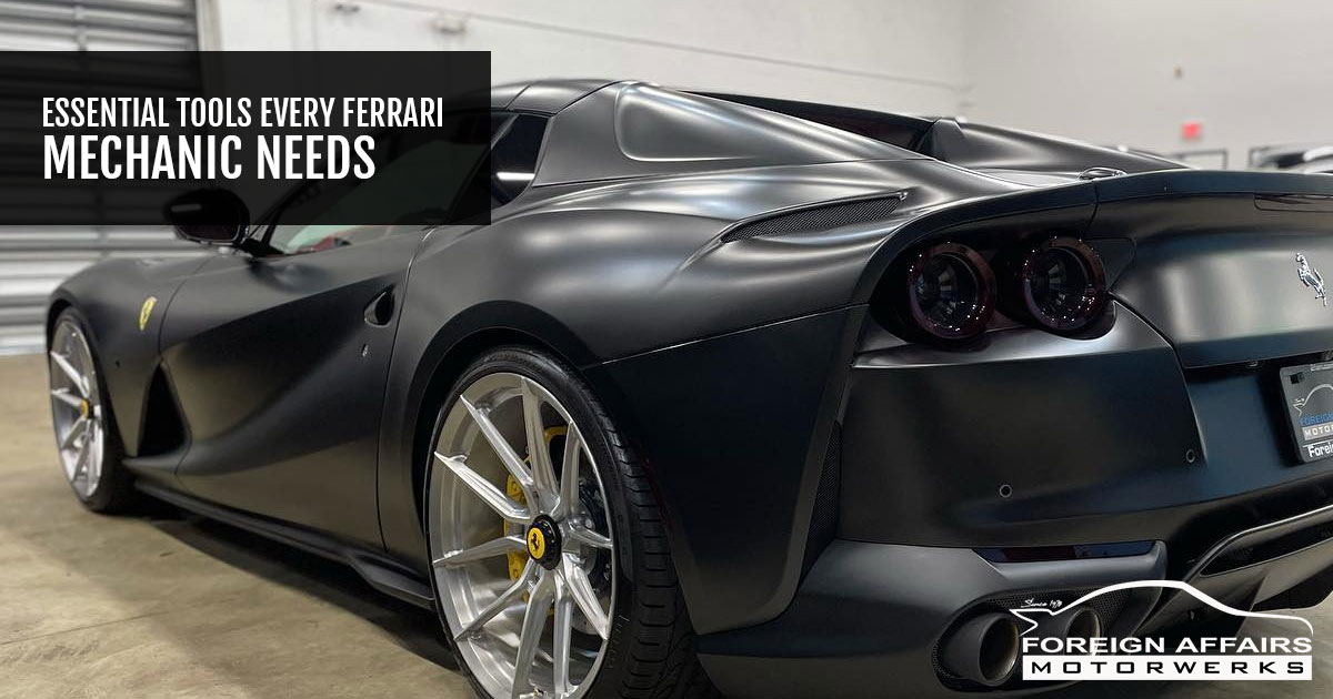 Inside The Toolbox: Essential Tools Every Ferrari Mechanic Needs
