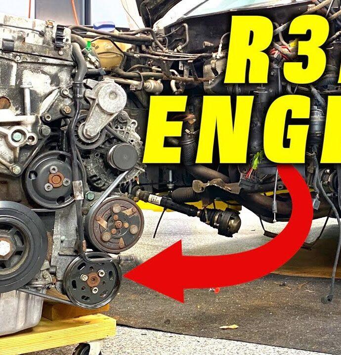 R32 Engine and Transmission Removal ~ Time for an Engine Rebuild