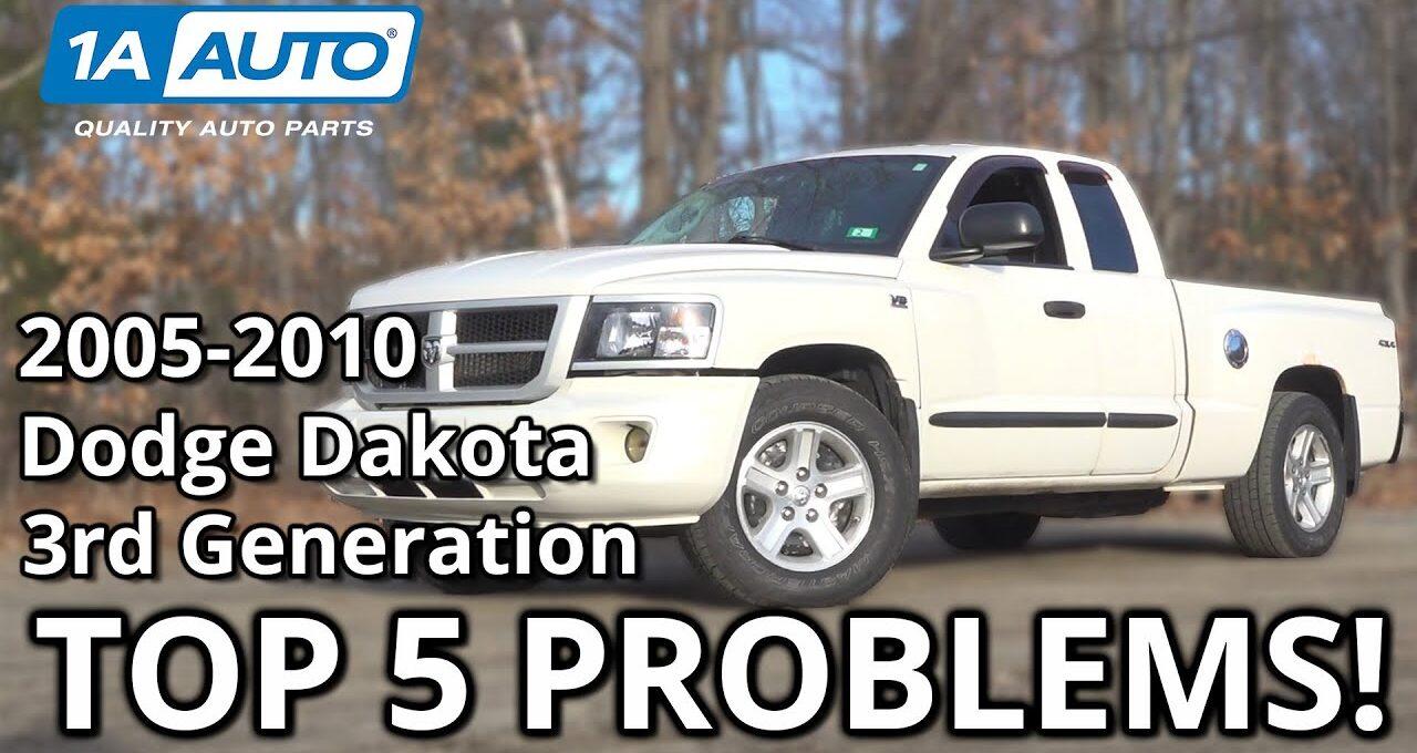 Top 5 2005 to 2010 Dodge Dakota Problems (3rd Generation)